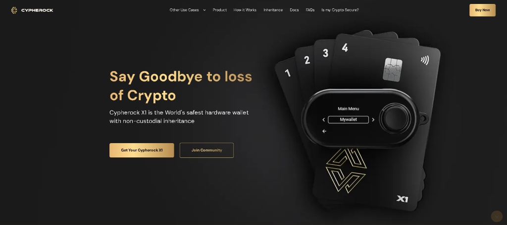 Cypherock иновативен хардуерен портфейл