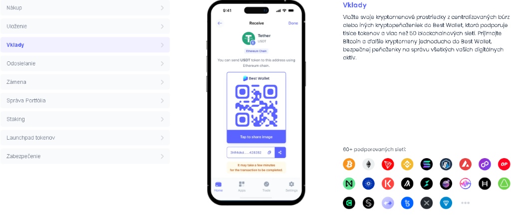 Dobitie účtu a výber