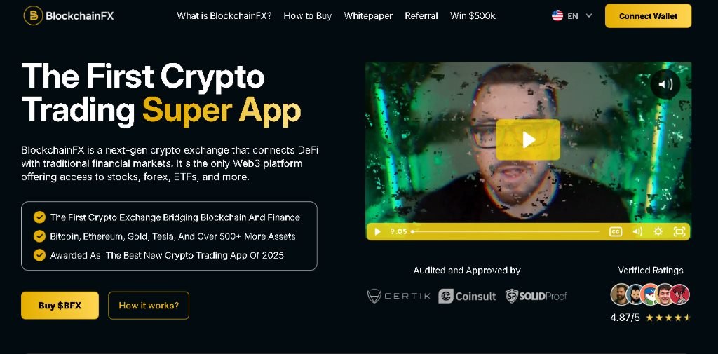 Kas ir BlockchainFX (BFX)