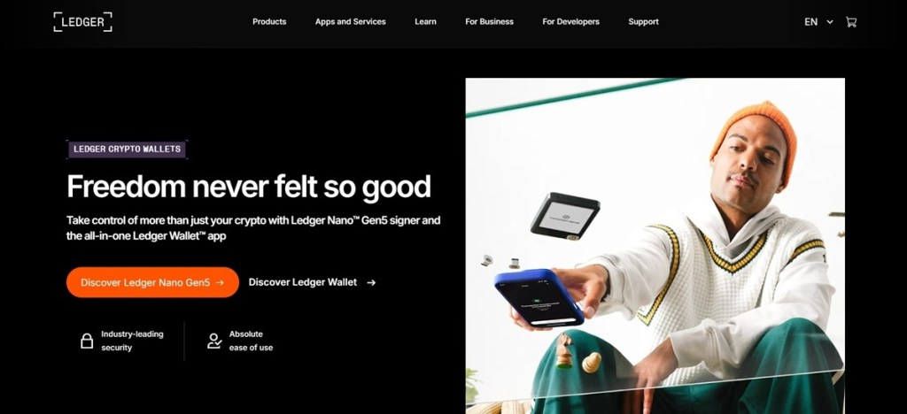 Ledger Nano X – klasika su pažangiu saugumu