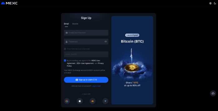 MEXC ako začať s copy tradingom na MEXC návod 1