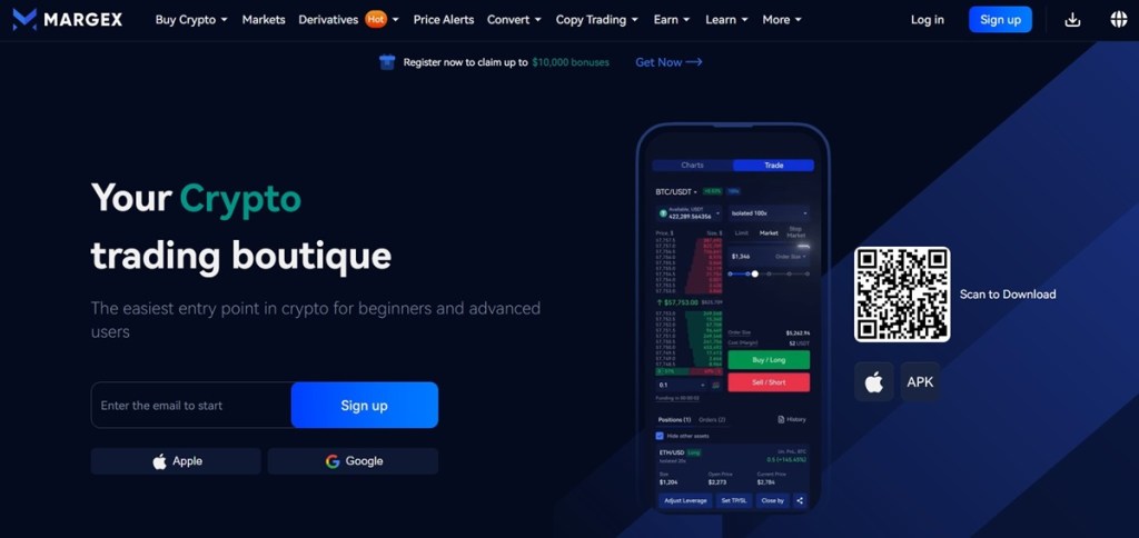 Margex – platformă prietenoasă pentru trading cu efect de levier