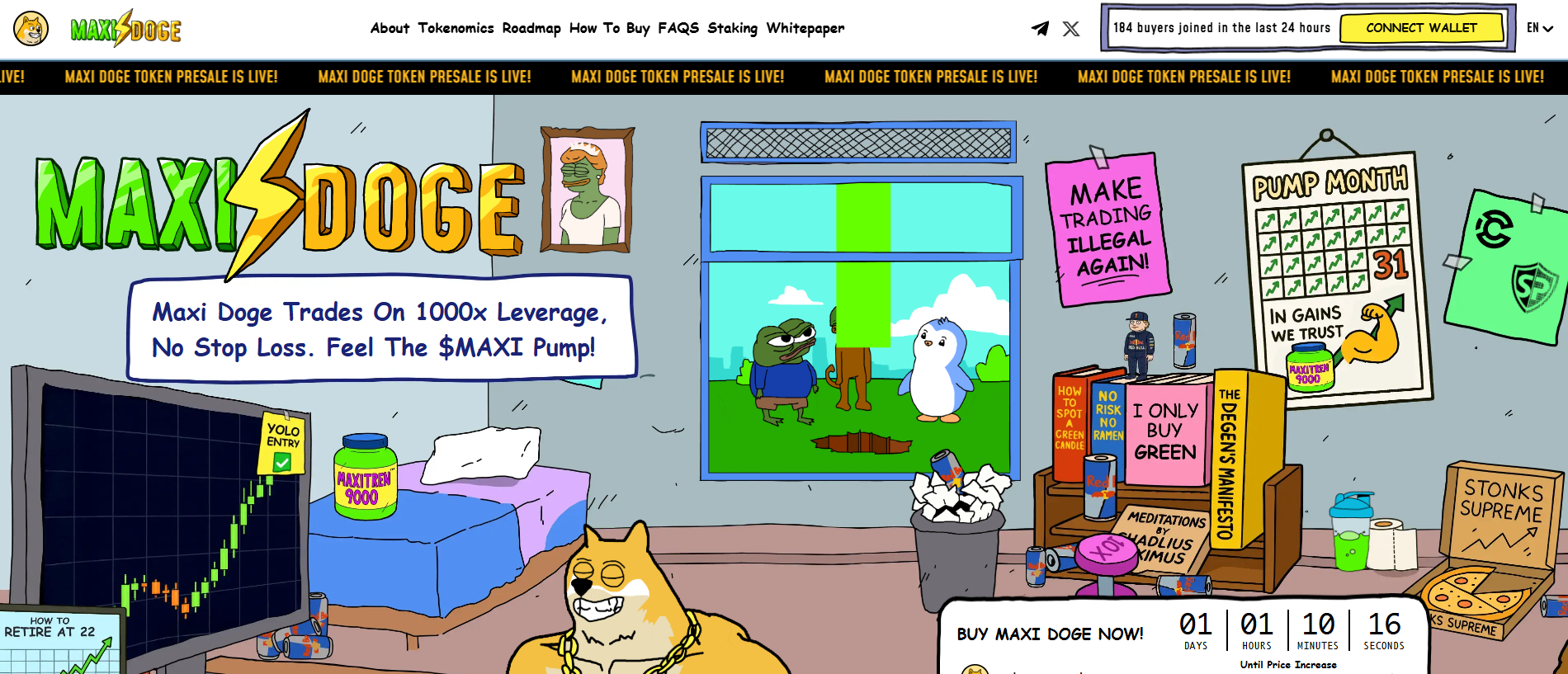 Noul Token Alpha Dog, Maxi Doge
