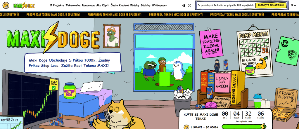 Maxi Doge (MAXI): Podporovaný Binance