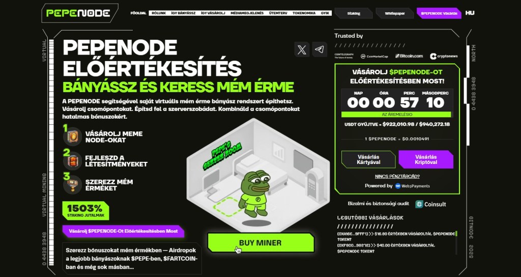 Pepenode (PEPE) – önálló szekció