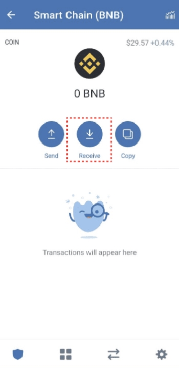 Prvé dobíjanie peňaženky a používanie