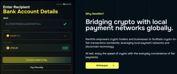 Remittix ($RTX) – Unique PayFi Solution Bridging Crypto and Fiat