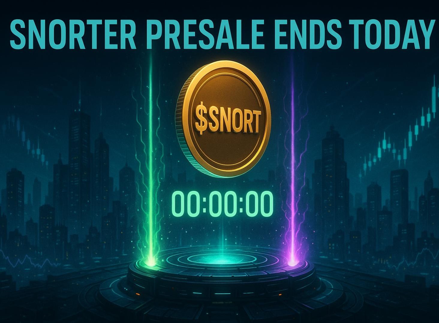 Solana announcement could start $sol rally to 0 as $snort presale ends today