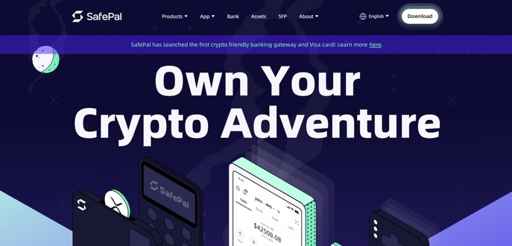 SafePal – universali piniginė kelioms kriptovaliutoms
