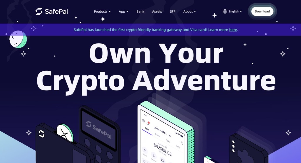 5. Safepal – Биометричен binance портфейл с мобилна интеграция