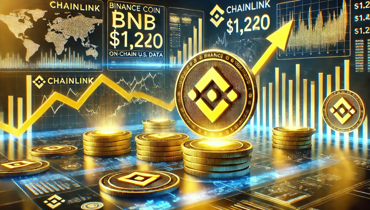 BNB Price Hits $1,240 Record High: Partners With Chainlink For On-Chain US Economic Data