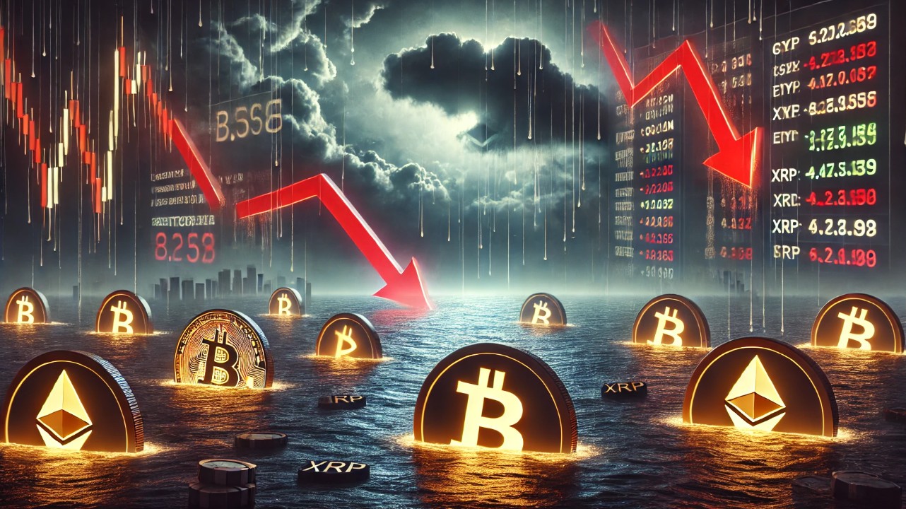 What’s Driving The Drop? Bitcoin, Ethereum, And XRP Struggle Amid Market Uncertainty