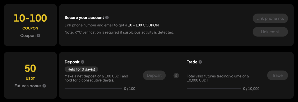 Ekosystém Weex bonus