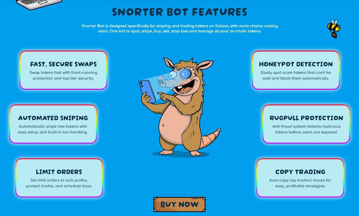 Snorter Bot’s main features