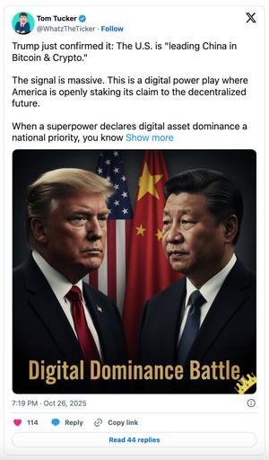 Tom Tucker Trump meeting Si