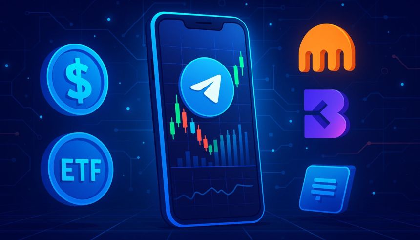 Tokenized US Stocks & ETFs Coming To Telegram Wallet Via Kraken & BackedFi