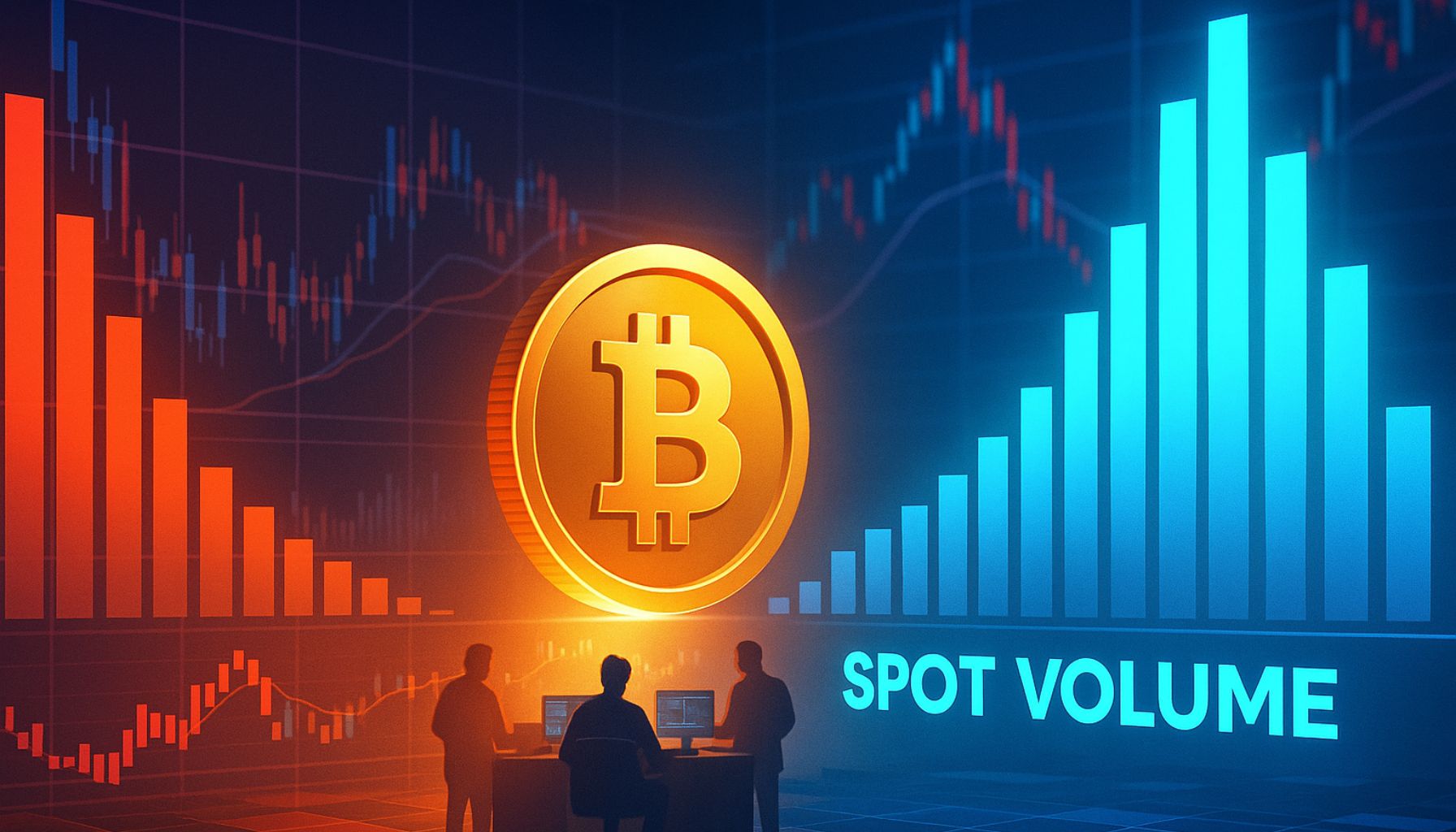Bitcoin Records Over $300B Spot Volume In October – Investors Shift Away From Leverage