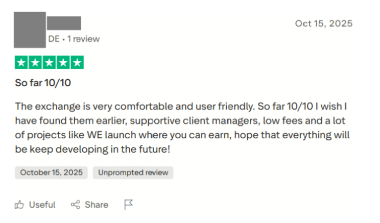 Weex Exchange’s Reputation