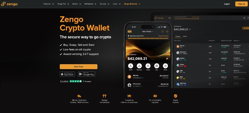 Zengo software портфейл без seed фраза