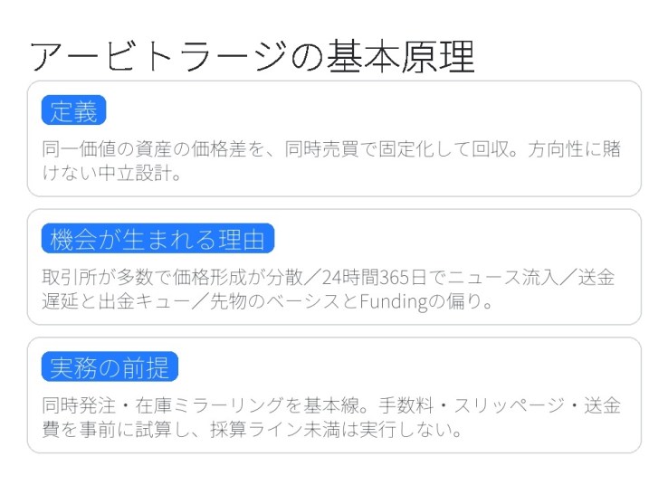 アービトラージ 仮想通貨の基本原理