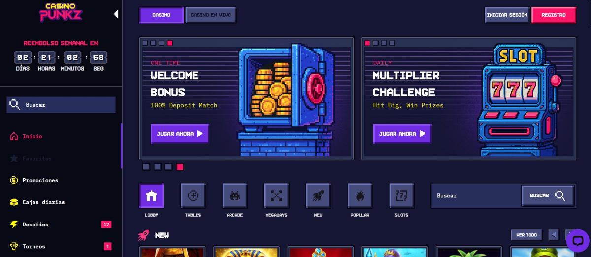 Casino Punkz es un casino extranjero de primer nivel