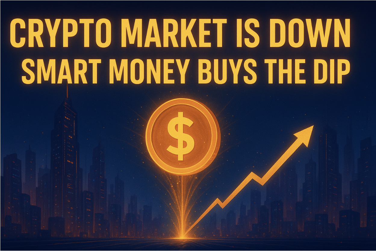 Crypto Market Is Down: Smart Money Buys the Dip