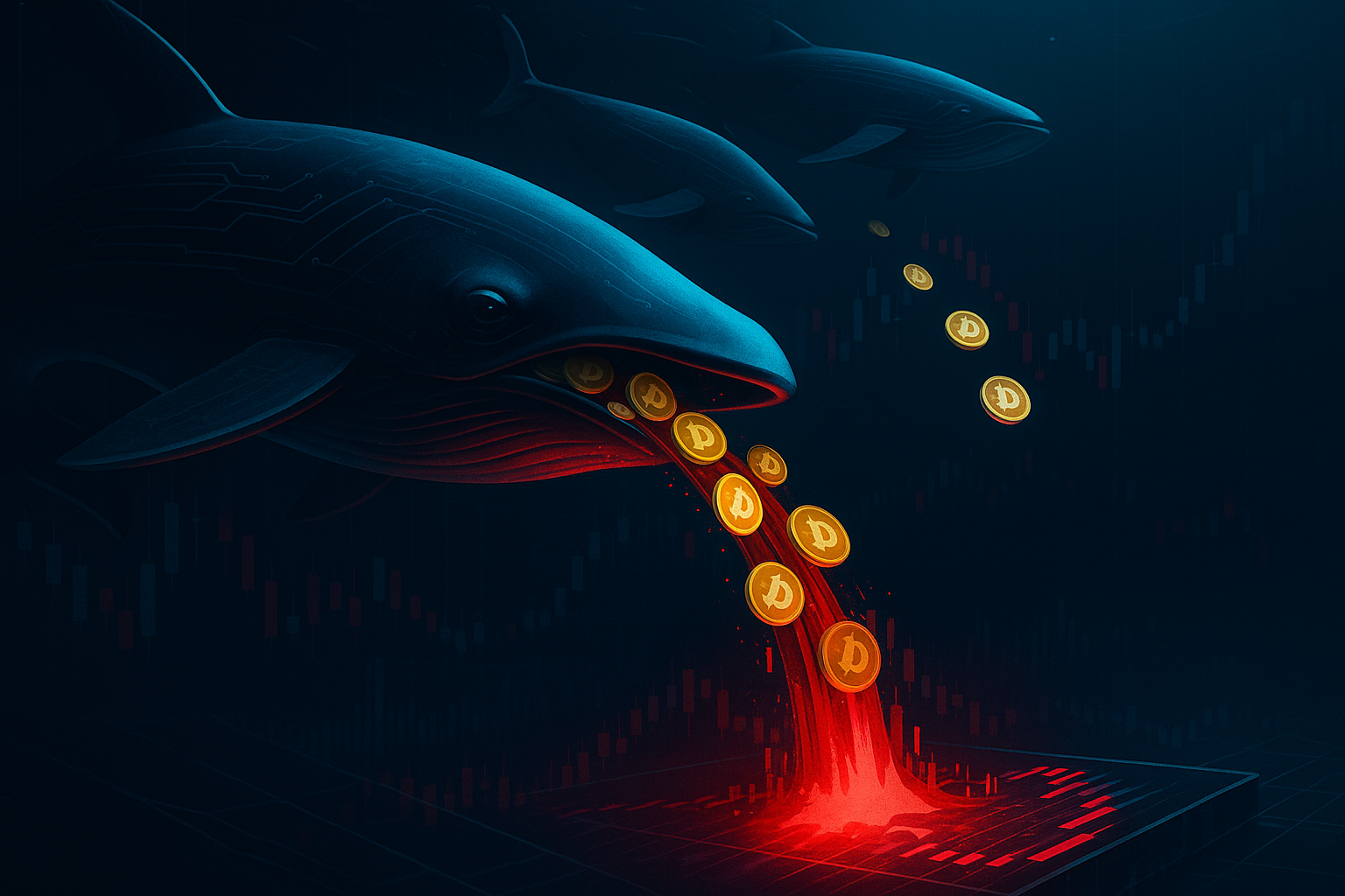 Dogecoin Plunges To $0.18 As Whales Sell 440 Million DOGE