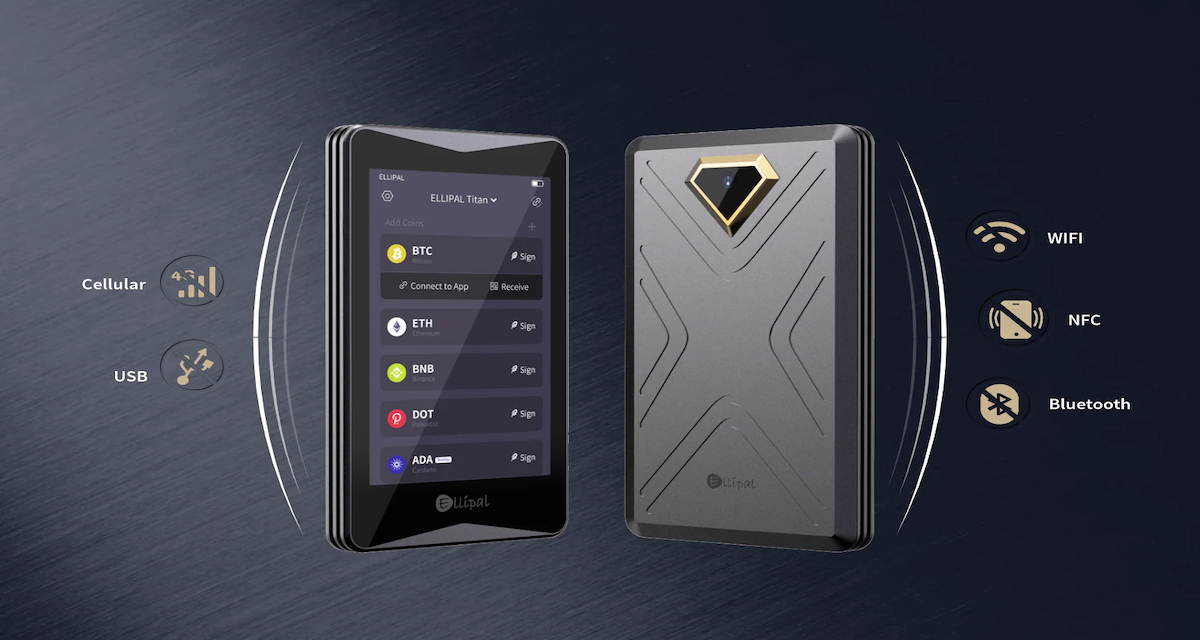 Ellipal Titan - pilnīgi bezsaistes kriptomaks