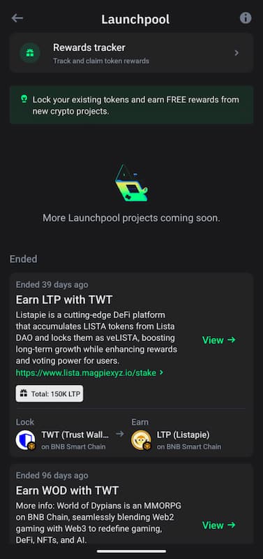 Binance Launchpool