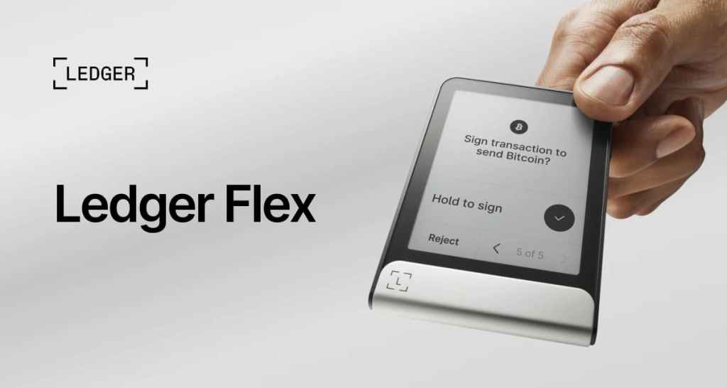 Ledger Flex – portofel hardware portabil și modern