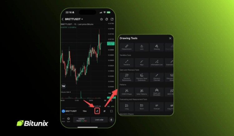 Bitunix mobile app.
