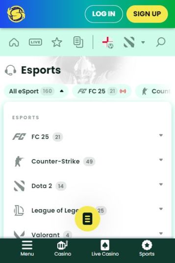 カジノもスポーツもeスポーツも楽しめる