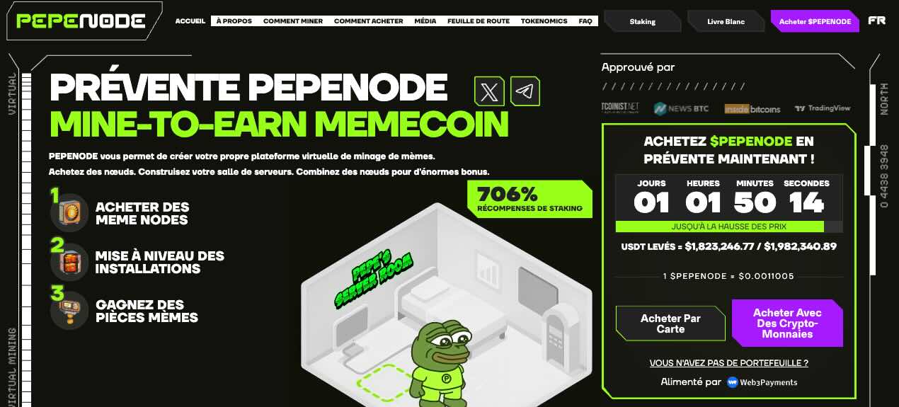 Achetez PepeNode