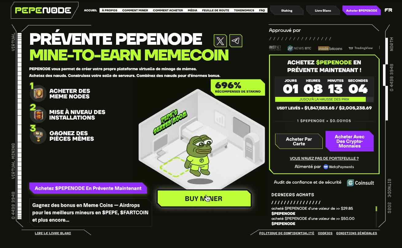 Acheter PepeNode