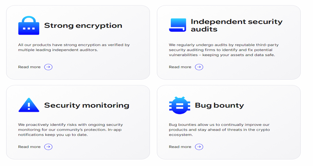 Varnost – zaščita sredstev v Trust Wallet