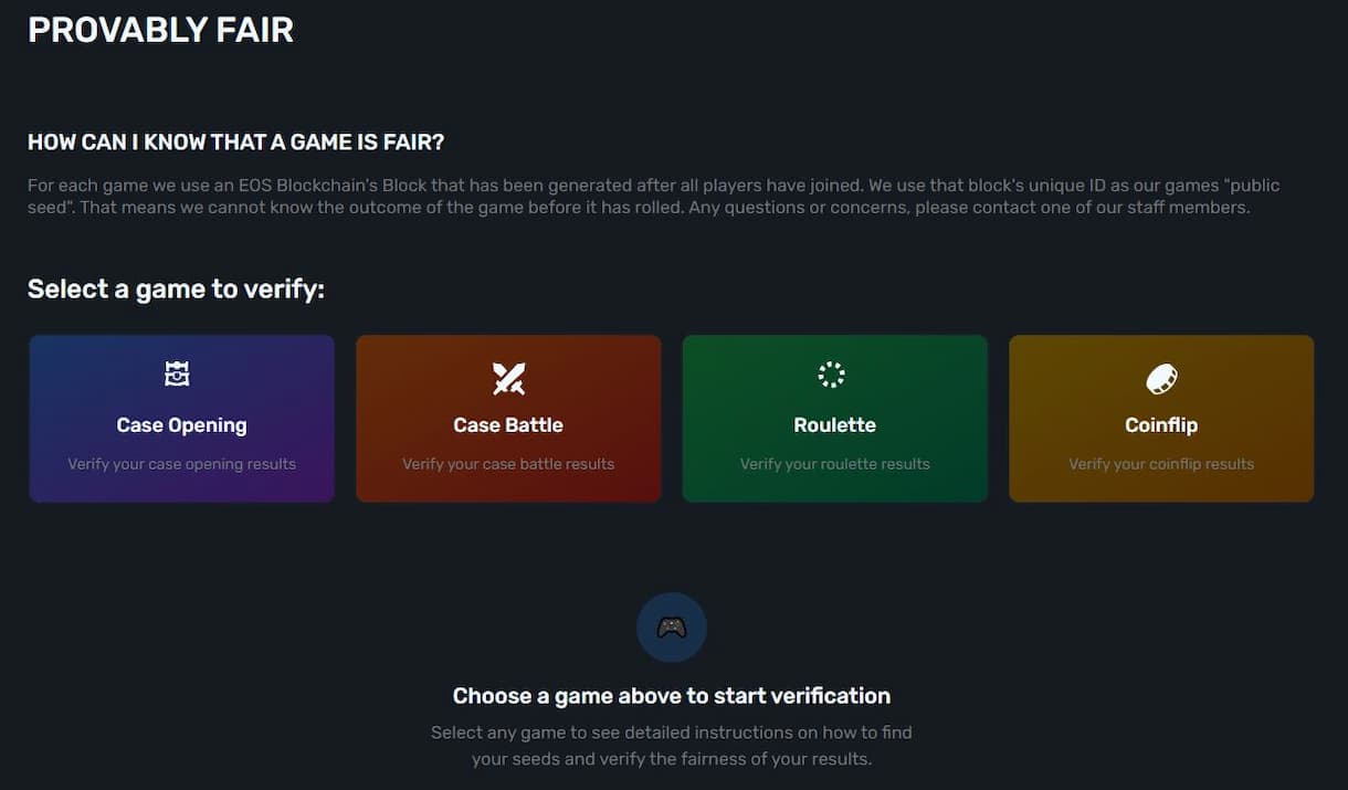 ระบบ Provably Fair บน Skinsluck คืออะไร ?