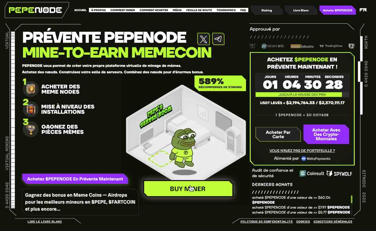 Acheter PepeNode