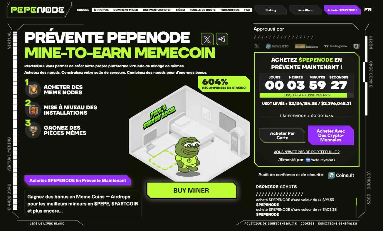Acheter PepeNode