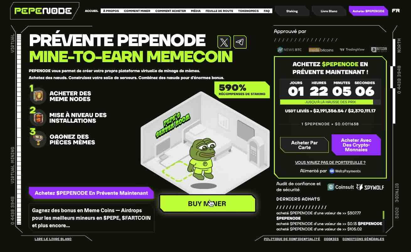 Acheter PepeNode