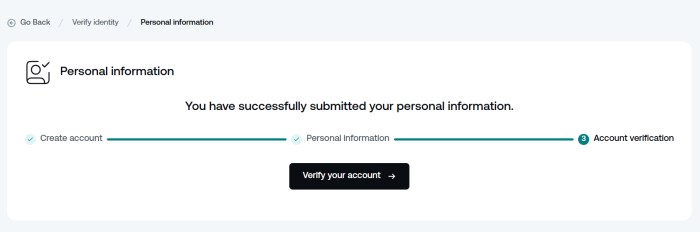 Verify your account.