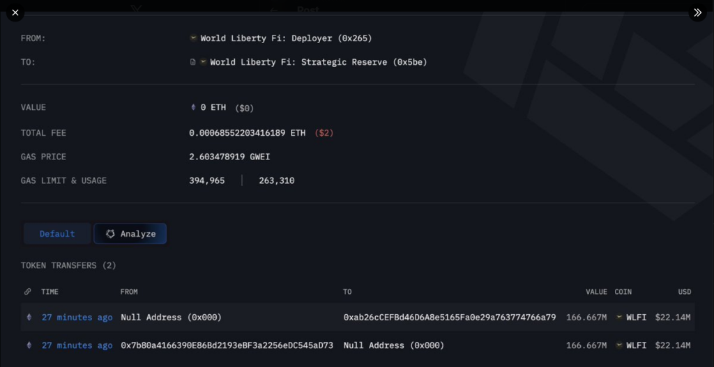 Trump’s WLFI Moves To Contain Wallet Breach While Federal Inquiry Looms