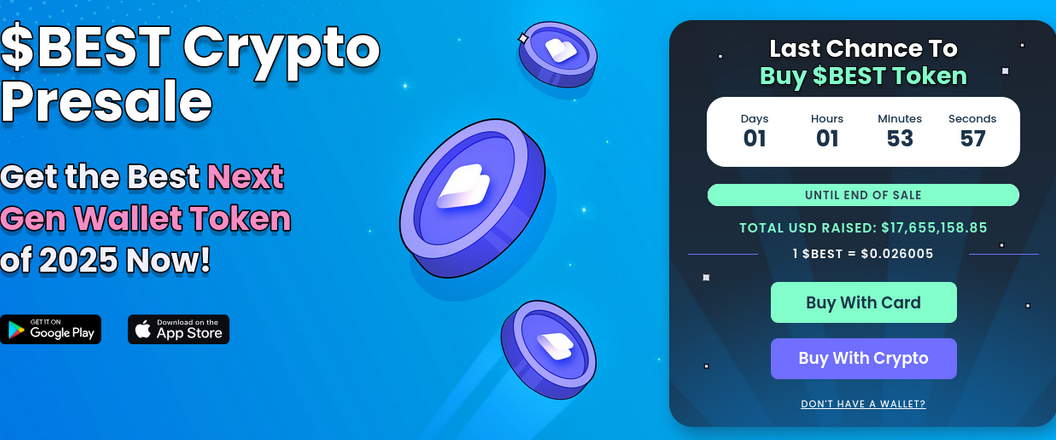 Best Wallet Token presale widget.