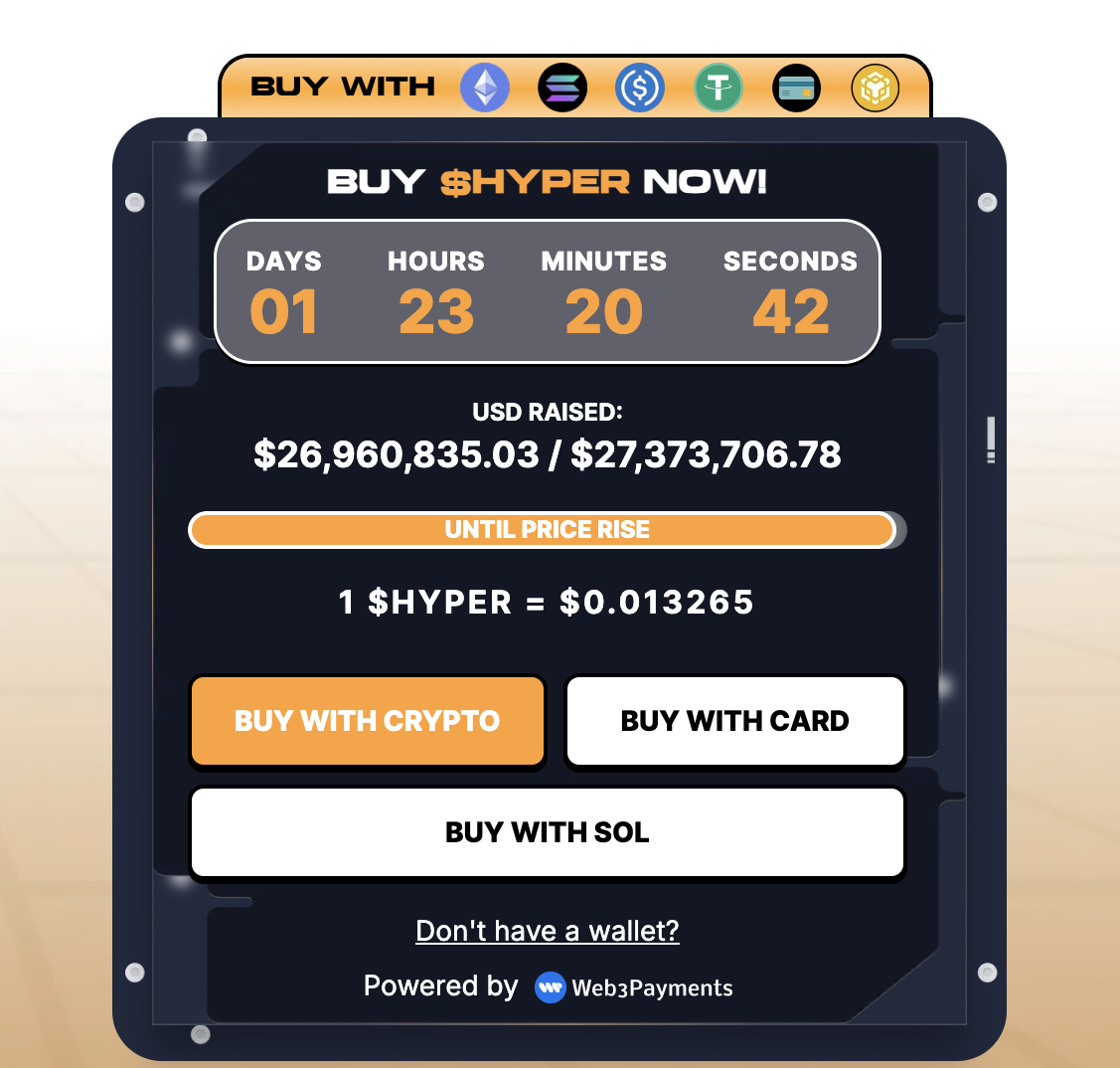 Bitcoin Hyper Price November 2025