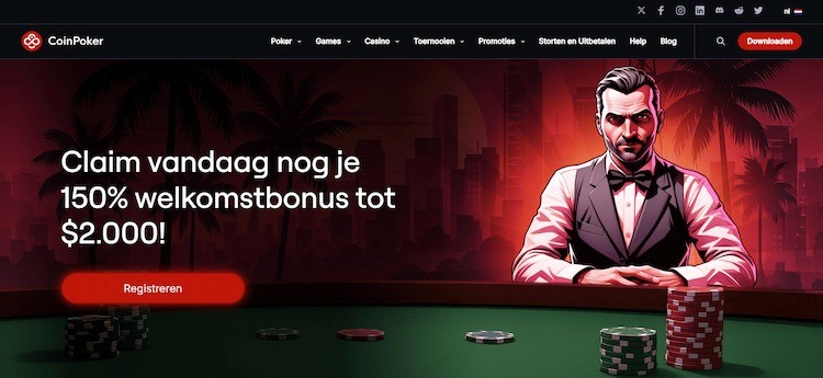 CoinPoker beste online poker met crypto