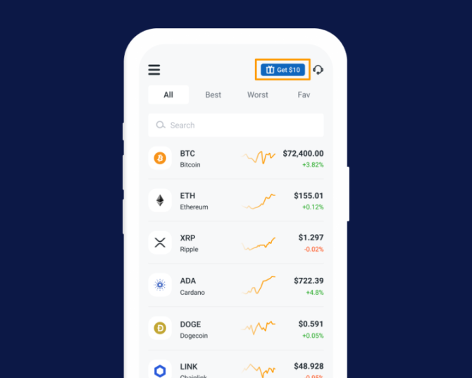 Independent Reserve mobile app