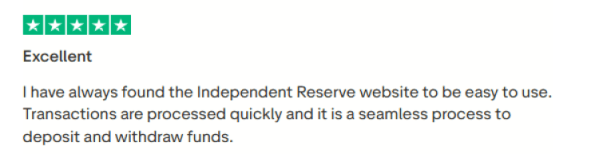 Independent Reserve user review
