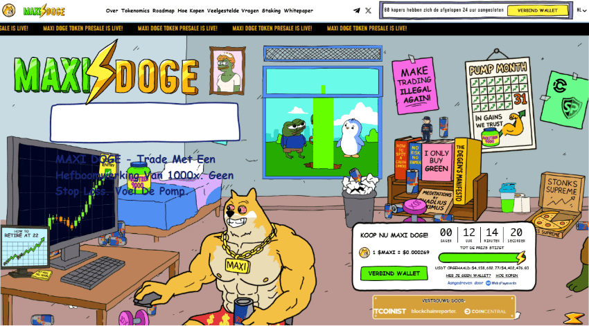 Maxi Doge: verbeterde meme tijdens de payment hype - dogecoin betalingen op twitter