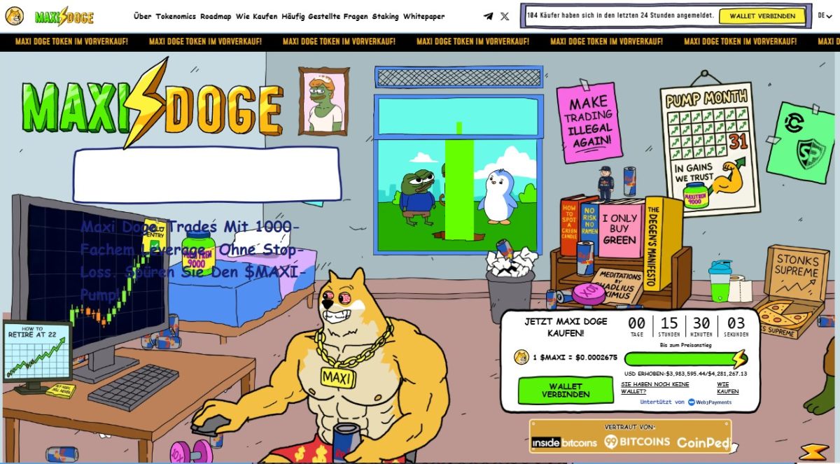 Meme Coin Wandel, Maxi Doges wachsende Utility könnte Solana im vierten Quartal die Show stehlen