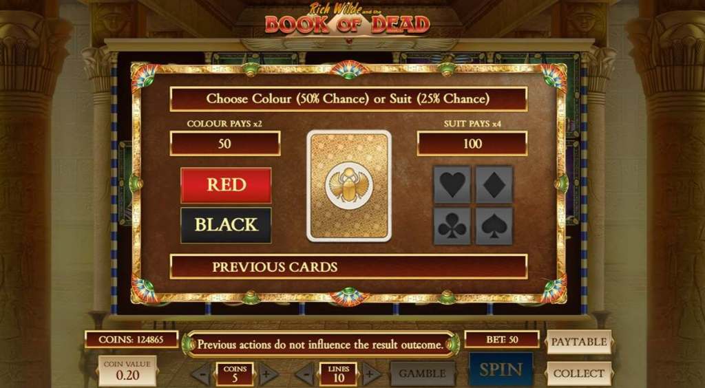 Multipliers & Jackpots on Book Of Dead Slot Game