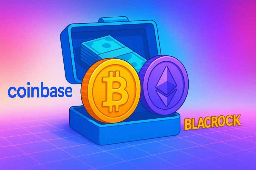 BlackRock récupère 953 BTC et 15 722 ETH depuis Coinbase, signal majeur pour le marché.
